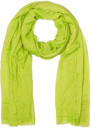 styleBREAKER Damen Schal Leicht Transparent Viskose | 50 % Baumwolle, 188x100 cm Maß, weiches Gewebe für Frühling und Sommer, kurze Abschlüsse an den Enden, als Stola drapierbar.