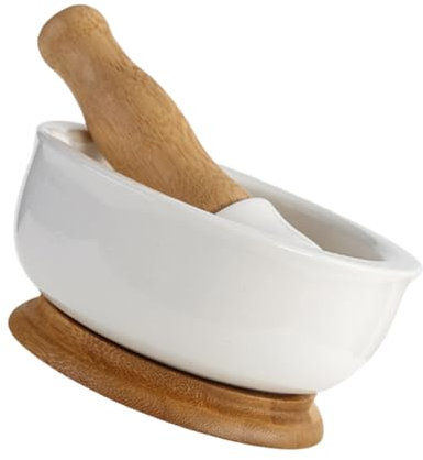 POPETPOP Mortaretto in Per Alimenti Per Ragazza e Pestello Strumento Da Cucina Versatile Per Macinare Spezie Frutta e e Facile Da