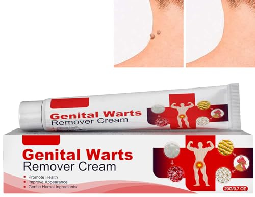 Mnozreo Unidades Removedor de Verrugas Seguro,Crema Alivio De Verrugas,Crema Removedora De Verrugas,El Efecto es Suave y Eficaz, y es Fácil de Usar Solo en Casa,20G