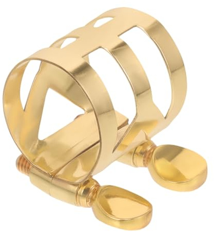 CVUTOVO Saxophonclip Altsaxophon Kupfer Verstellbar Saxophon Blattschraube Robust Zubehör für Blasinstrumente