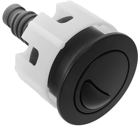 Uonlytech Botón De Descarga Doble Del Inodoro Cromado Redondo, Reemplazo Para Tanque De Agua, Compatible Cisternas Europeas, Uso Doméstico y Hotelero, Botón Pulsador De Baño, 1 Unidad