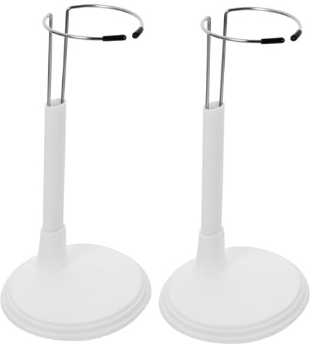 ERINGOGO Puppenständer Aus PVC Tragbarer Puppenhalter Kreatives Lagerregal 25cm Weiß Für Modepuppen Heim Und Ladennutzung