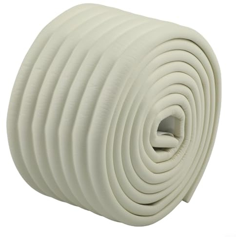 Ruban isolant thermique pour tuyau d'eau avec mousse pour l'extérieur, protège les tuyaux du gel et réduit le bruit, coupé pour s'adapter à différentes dimensions de tuyau (blanc)