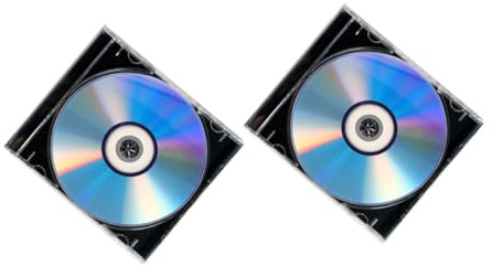 jojofuny 2juegos Disco CD-r Virgen para Audio Soporte CD-r para Música Grabación De CD Vacío para Archivo De Datos y Grabación De Vídeo