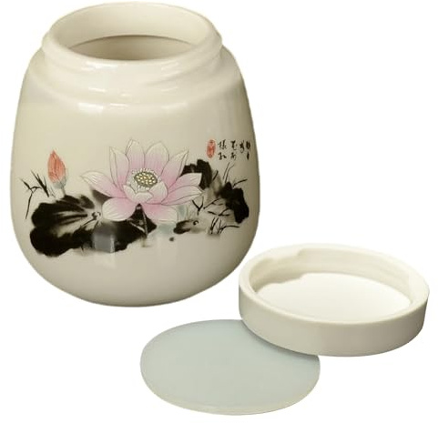 Fierudeng Coupes à Œufs Coddlés - Décoration de Table en Céramique 220ml - Coddler À Œufs En Céramique Avec Couvercle | Pour Cuisine Dortoir Hôtel Restaurant Appartement Entreprises Location