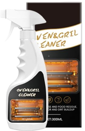 Detergente Per Griglie Del Forno | 300ml Sgrassatore Per Grassi E Oli,Spray Per La Pulizia Della Friggitrice Ad Aria | Per Cucina Forno A Microonde Proprietari Famiglie Affittuari Appassionati Di BBQ