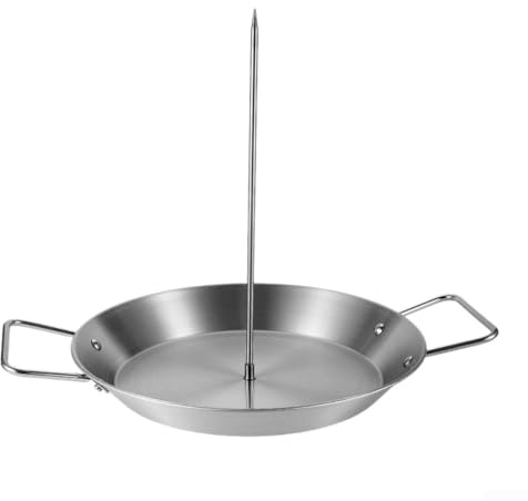MeevrgR Teglia verticale per spiedini, in acciaio inox, per arrosti fatti in casa, Shawarma, Gyros, Tacos al Pastor e verdure arrosto