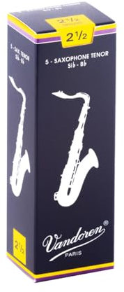 Vandoren SR2225 Box 5 Blätter Traditional 2.5 Sax Tenor