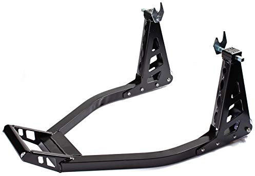 A-Pro supporto per moto Hinterrad penna regolabile ruote in gomma nera racingadapter