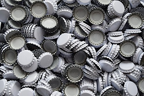 1000 Kronkorken weiss - neu - ungestanzt - zum Bier selber brauen und zum verschließen jeglicher Standartflaschen