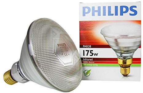 Philips Reflektorlampe PAR38 IR 175 Watt Infrarot E27 230V