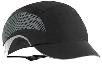 JSP HardCap Aerolite Bump Cap HDPE Shell Water Repellent Short Peak Black Ref AAF000-001-100 164091