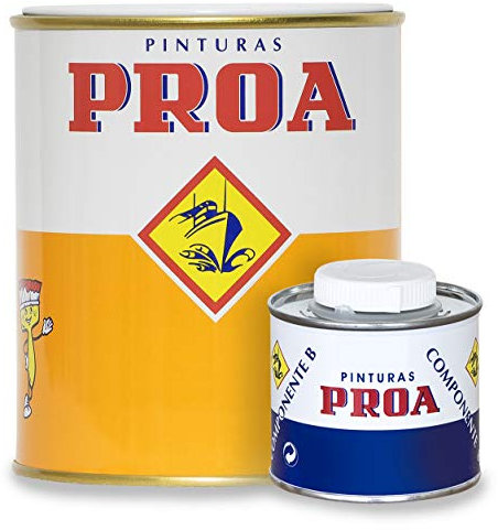 Imprimación epoxi 2 componentes. Blanco. 925GR+250GR. Gran adherencia sobre cualquier superficie. PROA.