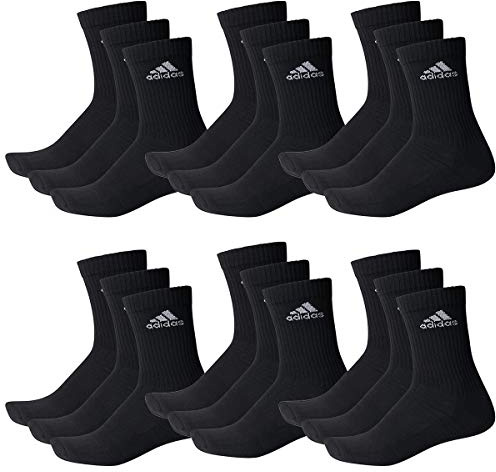 adidas CUSHIONED CREW Tennissocken Sportsocken Damen Herren Unisex 18 Paar