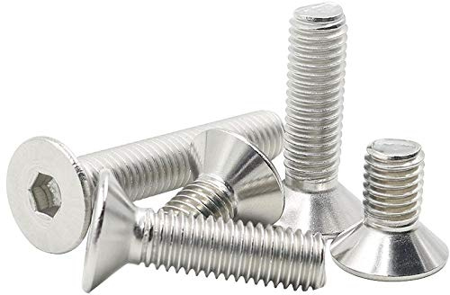 M14 M16 M20, Edelstahl 304, Senkkopfschraube mit Senkkopf, Innensechskantschraube mit flachem Kopf-M14 * 50 mm (1 Stück)