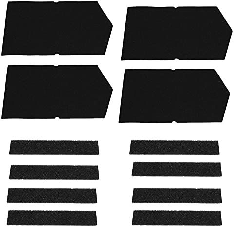 Filterschwamm Set Kompatibel mit Miele 6057930 + 9688381 9688380 T8000 T9747 T9767 T8627 T8926 T 8927 WP Eco Wärmepumpe Kondensattrockner - Schwammfilter Sockelfilter Nachmotorfilter (4er Set)