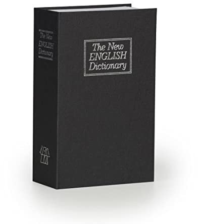Buchtresor mit Zahlenschloss - Schwarz - Small