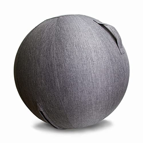 PRELGOSP Bezug für Sitzball, Faltbar Sitzball Stoffbezug mit Griff, Yoga Ball Abdeckung, Gymnastikball Bezug für Zuhause, Büro, Pilates, Yoga Jetzt,60cm/23.6in