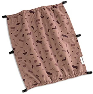 Croozer, Sonnenschutz Double Red Patterned, Parasol, Grün, Unisex-Adult