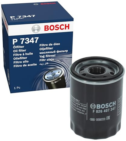 Bosch P7347 Filtre à Huile Automobile - Sépare la Suie et les Particules Métalliques de l'Huile Moteur, Lubrification Fiable du Moteur