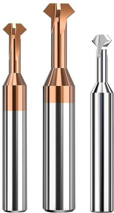 Chamfering tool Front Back Deburrer Double Angular Inner Chamfer For Metal Hole Internal Burr Removal Tool Milling tool(2x8x4x50,1 PCS)