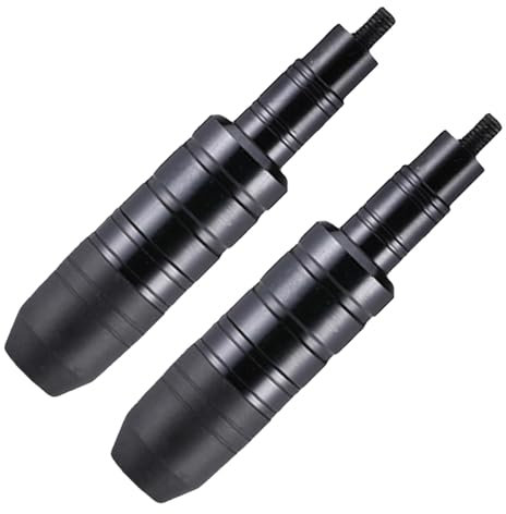 2 Stück Rahmen Schieber Motorrad Motorrad Sturzpads Schieber Sturzschutz 8mm Bolzen Rahmenschieber Aluminiumlegierung ABS Motorrad-Sturzbügel Herabfallende Schutzstange