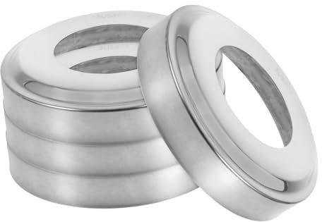 Yardwe Plaques De Base En Acier Inoxydable 304 51x102x0,5 Mm Pour Mains Courantes Et Échelles De Piscine Enterrée, Lot De 4 Protections Robustes Antirouille Pour Fixation De Garde-corps Piscine