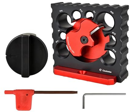 Kit modello per produttore di tasselli, modello per produttore di tasselli,Modello di fabbricazione di tasselli a struttura rotonda - Strumento ausiliario per rotonda in legno per fresatura