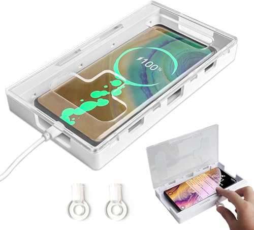 Murman Caja de bloqueo para teléfono móvil con temporizador, transparente, carga sin interrupción, resistente, para la mayoría de los teléfonos móviles