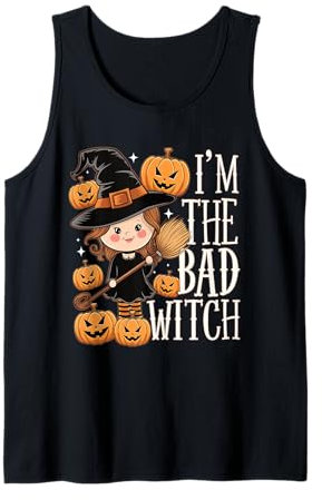 Halloween-Hexe Ich bin die böse Hexe Halloween Tank Top