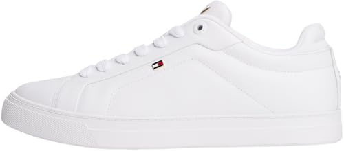 Tommy Hilfiger Damen Cupsole Sneaker Icon Court aus Leder, Weiß (White), 41