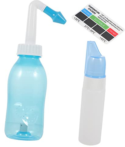 DEARMAMY Neti Bottle Nasal Irrigation Nose Wash Bottle for Daily Home Use Cleaning Supply for Nose