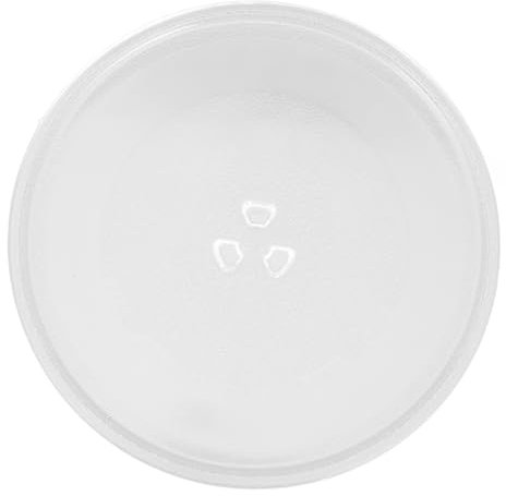 Ipetboom Plato de Repuesto para Microondas de Vidrio de Plato Giratorio para Horno Microondas Accesorio de Reparación de Alta Estabilidad Compatible