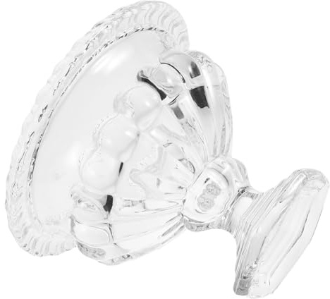 AUTSUPPL Verres à Dessert Verre Transparent avec Pied Bol à Glace Vintage pour Pudding Verrines pour Boissons Froides et Snacks Design Européen Décoratif pour et Cadeaux