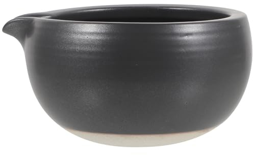 Garneck Tazón de Cerámica para Ceremonia de Té Matcha Japonés Diseño Sencillo y Superficie Lisa para Casa Oficina y Casa de Té Taza de Matcha Tradicional Regalo