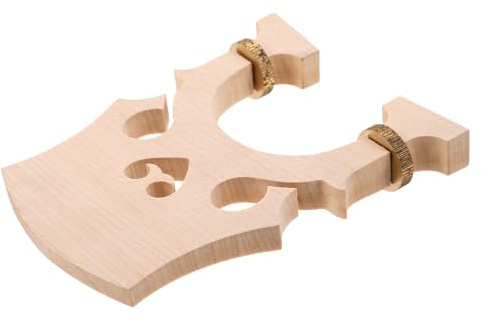 FUTUREORYY Ponticello Regolabile in Legno di Acero Europeo per Violoncello 3/4, Ponte Basso e Alto, Accessori per Violoncellisti e Riparazioni Strumentali
