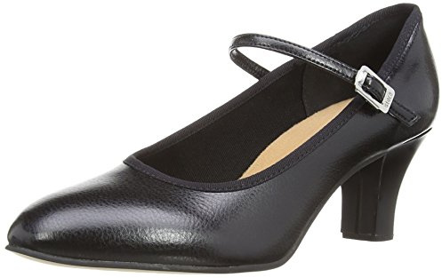 Kickline 2.5 Heel, Damen Jazz & Modern, Schwarz (Black), 41 EU (7.5 UK)