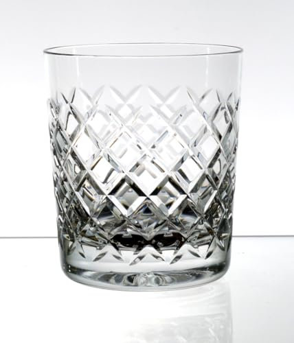 ZAW Set 6 Kristall Whiskygläser Kristallgläser Wassergläser Whisky Bleikristall 24% Tumbler