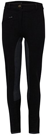 MS-Trachten Mädchen Reithose schwarz Vollbesatz schwarz 158