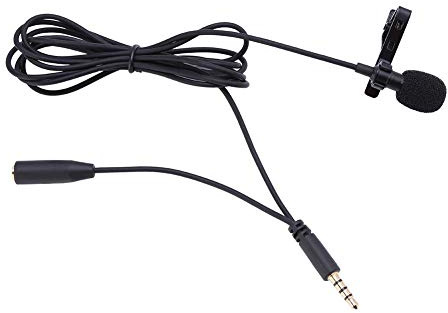 Eboxer Mini-Ansteckmikrofon Handfreies Headset-Mikrofon mit 3,5-mm-Buchse für Unterricht, Besprechungen, Präsentationen und Shows Kompatibel mit iPhone, iPad, Android- und Windows-Geräten
