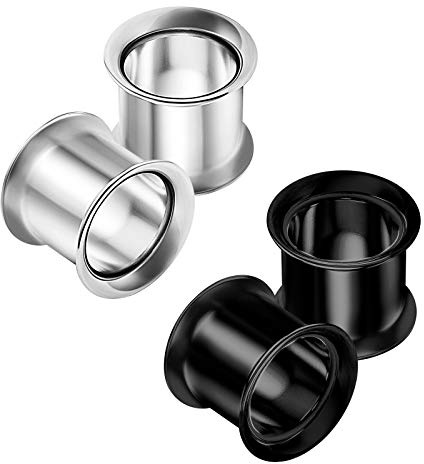 4 Stk Double Flared Sattel Piercing Schmuck Weitere Größen