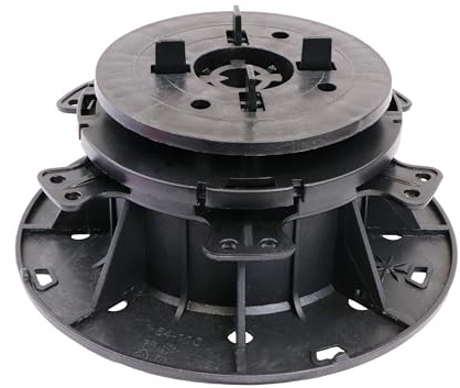 Gartenwelt Riegelsberger Plattenlager PRO 89-135 mm 1 Karton 42 Stück | Stelzlager höhenverstellbar mit Gefälleausgleich bis zu 7 % für Keramik-, Stein-, Betonplatten & Fliesen | Bis zu 1000 kg