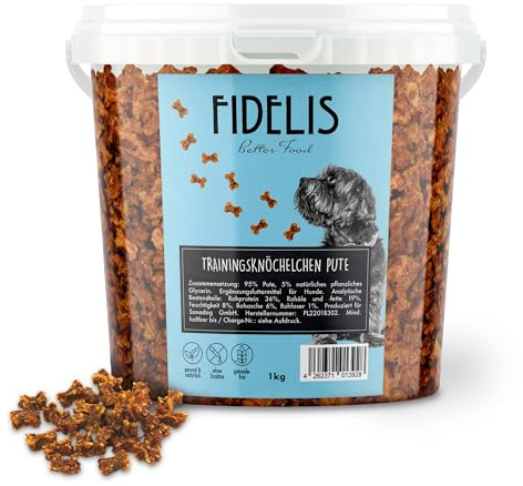 Traininingsknöchelchen Pute (1kg-Eimer)