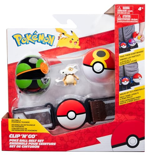 Pokémon Ensemble pour ceinture Clip'n'Go Repeat Balll, Dusk Ball & Osselait