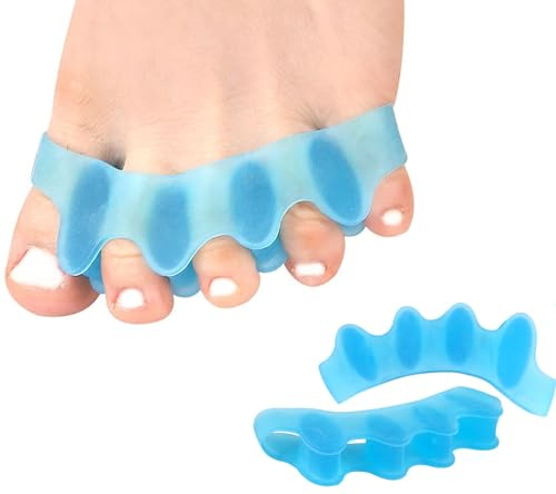 xinshibao 2 tåseparator i silikon, alla tår, Hallux Valgus för hammartår, överlappande tå, tåspridare, hammartår, klor, mild fotsmärta, friktion
