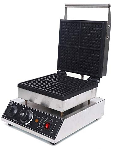 Waffle Waffle Waffle Mat Waffle Waffle Acero inoxidable Waffles Bandeja para hornear Maker Dispositivo multifuncional Gofrera Revestimiento antiadherente Eléctrico Revestimiento antiadherente