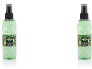 MARMARA BEAUTY Eau de Cologne Spray Tè Verde 150ml - 80° alcool - spray corpo rinfrescante per donne e ragazze - acqua profumata per donne - rinfresca fresco (Confezione da 2)