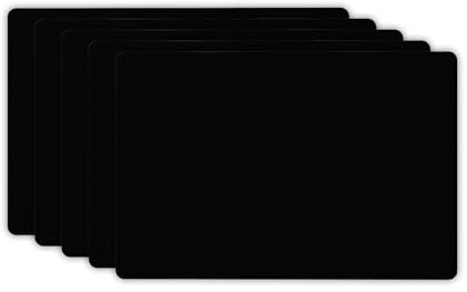 Flickly® Selbstklebende Reparatur Flicken | LKW, Anhänger, Zelt, Markisen, Camping, Sonnenschirme, Pool | in vielen Farben erhältlich | 5er Set 20 x 30 cm | Schwarz