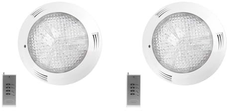 Haofy Teichbeleuchtung LED Unterwasser mit Fernbedienung, 360 LED AC RGB Mehrfarbige Brunnenbeleuchtung LED Unterwasserteichleuchte Unterwasserteichbeleuchtung für Springbrunnen