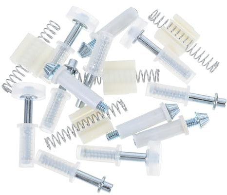 FOYTOKI 16pièces Kit Quincaillerie Pour Porte Pliante Pour Installation De Porte à Glissière Pliantes Et Suspendues Fonctionnement Silencieux Et Installation Facile